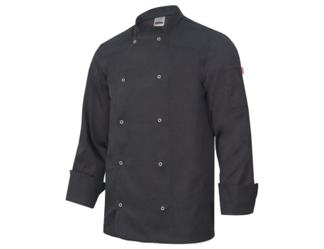 CHAQUETA DE COCINERO MANGA LARGA DOBLE BOTONADURA VELILLA