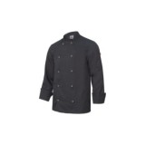 CHAQUETA DE COCINERO MANGA LARGA DOBLE BOTONADURA VELILLA