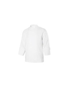CHAQUETA DE COCINA MICROFIBRA MANGA LARGA VELILLA