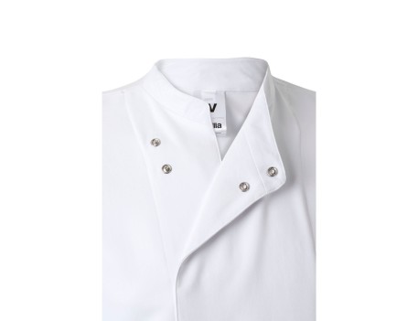 CHAQUETA DE COCINA MICROFIBRA MANGA LARGA VELILLA