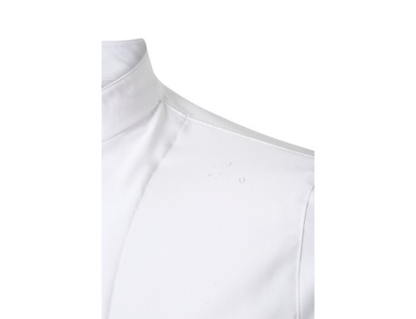 CHAQUETA DE COCINA MICROFIBRA MANGA LARGA VELILLA