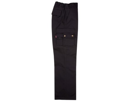 PANTALÓN MULTIBOLSILLOS VELILLA NÍQUEL NEGRO