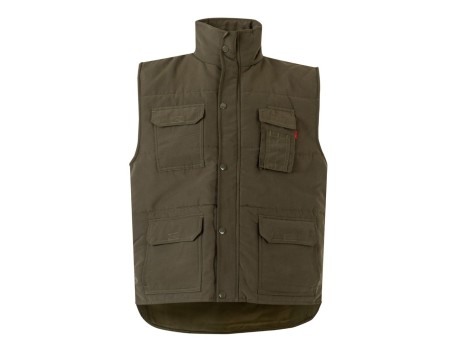 CHALECO ACOLCHADO MULTIBOLSILLOS VERDE VELILLA 108