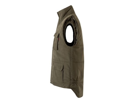 CHALECO ACOLCHADO MULTIBOLSILLOS VERDE VELILLA 108