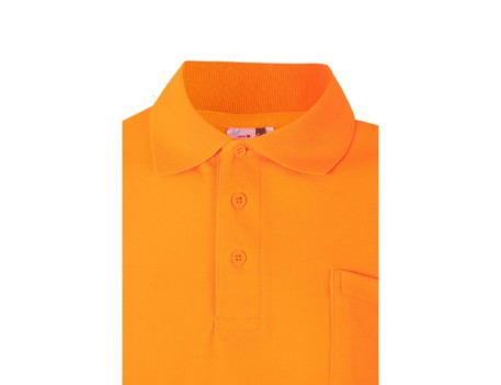 POLO MANGA CORTA ALTA VISIBILIDAD NARANJA FLUOR VELILLA