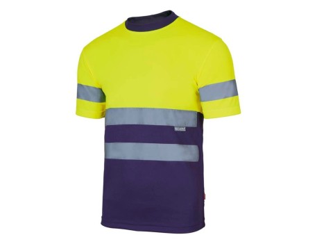 CAMISETA TÉCNICA BICOLOR ALTA VISIBILIDAD VELILLA