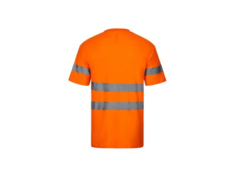 CAMISETA TÉCNICA MANGA CORTA ALTA VISIBILIDAD NARANJA VELILLA