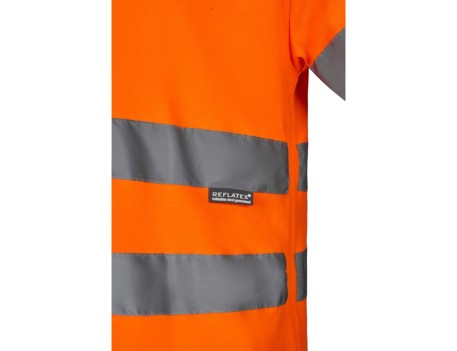 CAMISETA TÉCNICA MANGA CORTA ALTA VISIBILIDAD NARANJA VELILLA