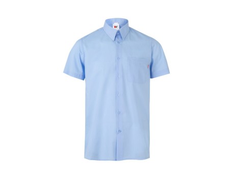 CAMISA MANGA CORTA VELILLA 531 CELESTE