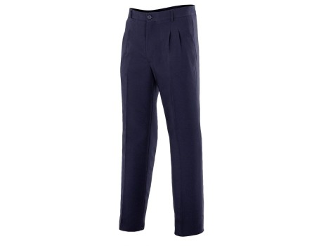 PANTALÓN DE PINZAS VELILLA 301 AZUL MARINO