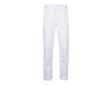 PANTALÓN DE TRABAJO MULTIBOLSILLOS BLANCO VELILLA