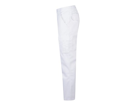PANTALÓN DE TRABAJO MULTIBOLSILLOS BLANCO VELILLA