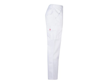 PANTALÓN DE TRABAJO MULTIBOLSILLOS BLANCO VELILLA