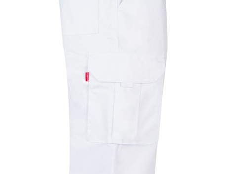 PANTALÓN DE TRABAJO MULTIBOLSILLOS BLANCO VELILLA