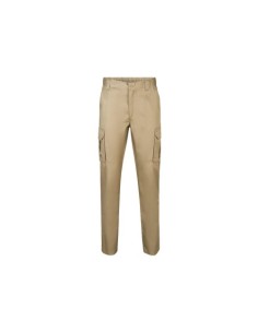 PANTALÓN MULTIBOLSILLOS ELÁSTICO BEIGE VELILLA