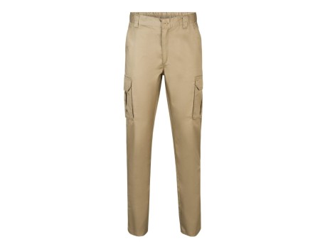 PANTALÓN MULTIBOLSILLOS ELÁSTICO BEIGE VELILLA