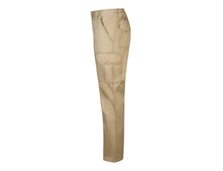 PANTALÓN MULTIBOLSILLOS ELÁSTICO BEIGE VELILLA