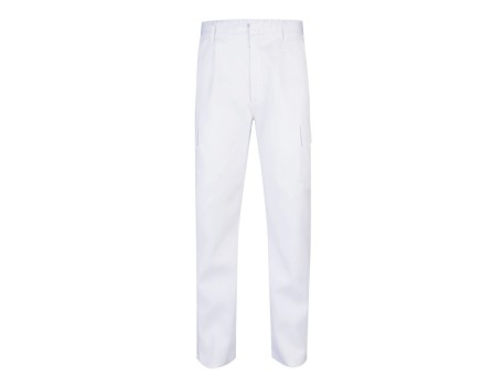 PANTALÓN DE TRABAJO MULTIBOLSILLOS BLANCO VELILLA 31601