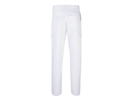 PANTALÓN DE TRABAJO MULTIBOLSILLOS BLANCO VELILLA 31601