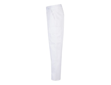 PANTALÓN DE TRABAJO MULTIBOLSILLOS BLANCO VELILLA 31601