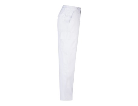 PANTALÓN DE TRABAJO MULTIBOLSILLOS BLANCO VELILLA 31601
