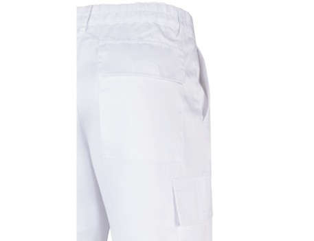 PANTALÓN DE TRABAJO MULTIBOLSILLOS BLANCO VELILLA 31601