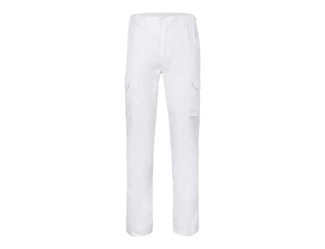 PANTALÓN MULTIBOLSILLOS BLANCO VELILLA 103025