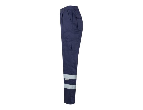 PANTALÓN MULTIBOLSILLOS MARINO CON BANDAS VELILLA