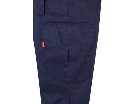 PANTALÓN MULTIBOLSILLOS MARINO CON BANDAS VELILLA