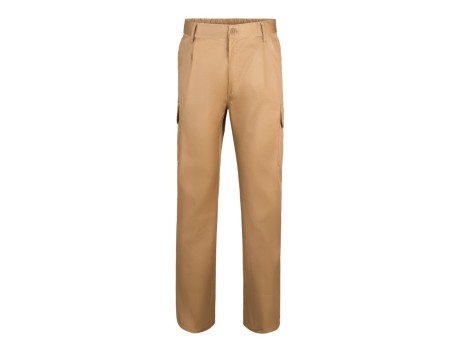 PANTALÓN MULTIBOLSILLOS DE TRABAJO BEIGE VELILLA MOD.345