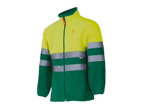 CHAQUETA POLAR BICOLOR ALTA VISIBILIDAD VELILLA 183