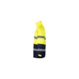 PARKA ALTA VISIBILIDAD BICOLOR AMARILLO MARINO VELILLA