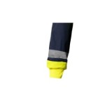 PARKA ALTA VISIBILIDAD BICOLOR AMARILLO MARINO VELILLA
