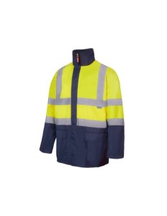 PARKA ALTA VISIBILIDAD 4 EN 1 VELILLA 306003 AMARILLO/MARINO