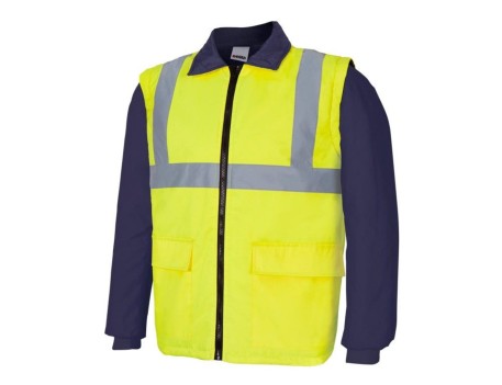 PARKA ALTA VISIBILIDAD 4 EN 1 VELILLA 306003 AMARILLO/MARINO