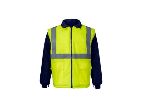 PARKA ALTA VISIBILIDAD 4 EN 1 VELILLA 306003 AMARILLO/MARINO