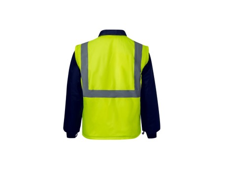 PARKA ALTA VISIBILIDAD 4 EN 1 VELILLA 306003 AMARILLO/MARINO