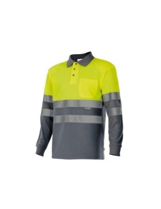 POLO DE ALTA VISIBILIDAD MANGA LARGA BICOLOR VELILLA 175