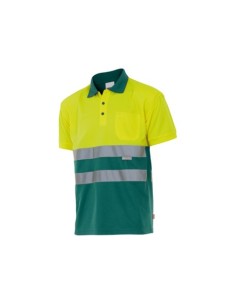 POLO ALTA VISIBILIDAD BICOLOR MANGA CORTA VELILLA 173