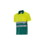 POLO ALTA VISIBILIDAD BICOLOR MANGA CORTA VELILLA 173
