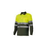 POLO MANGA LARGA ALTA VISIBILIDAD BICOLOR VELILLA