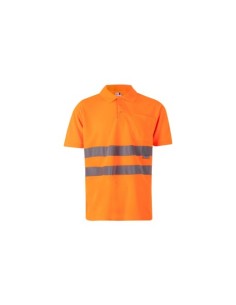 POLO ALTA VISIBILIDAD MANGA CORTA NARANJA VELILLA 172