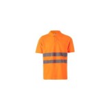 POLO ALTA VISIBILIDAD MANGA CORTA NARANJA VELILLA 172
