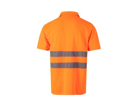 POLO ALTA VISIBILIDAD MANGA CORTA NARANJA VELILLA 172