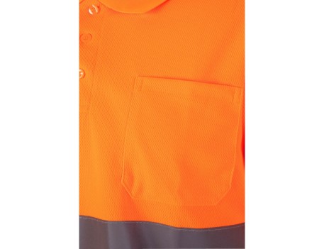 POLO ALTA VISIBILIDAD MANGA CORTA NARANJA VELILLA 172