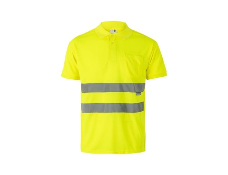 POLO ALTA VISIBILIDAD MANGA CORTA AMARILLO VELILLA