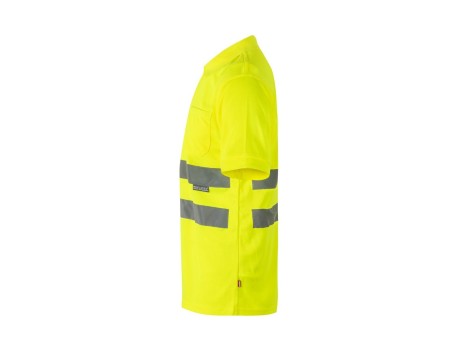 POLO ALTA VISIBILIDAD MANGA CORTA AMARILLO VELILLA