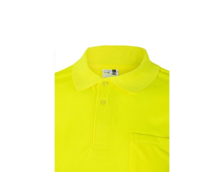 POLO ALTA VISIBILIDAD MANGA CORTA AMARILLO VELILLA
