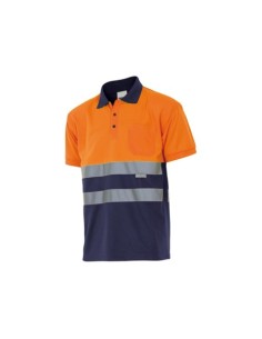 POLO BICOLOR ALTA VISIBILIDAD MANGA CORTA VELILLA 173