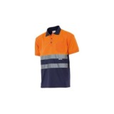 POLO BICOLOR ALTA VISIBILIDAD MANGA CORTA VELILLA 173